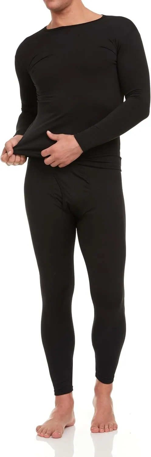 Debra Weitzner Thermal underwear for men Fleece Long Johns Cold-Weather Base Layer Top & Bottom