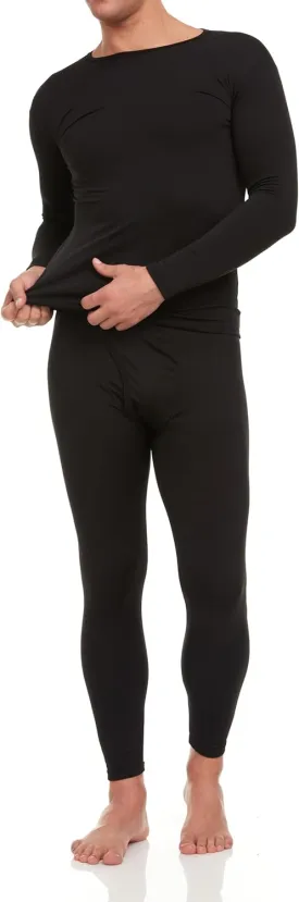 Debra Weitzner Thermal underwear for men Fleece Long Johns Cold-Weather Base Layer Top & Bottom