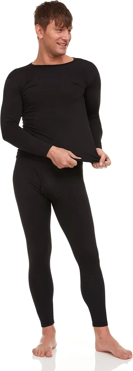 Debra Weitzner Thermal underwear for men Fleece Long Johns Cold-Weather Base Layer Top & Bottom