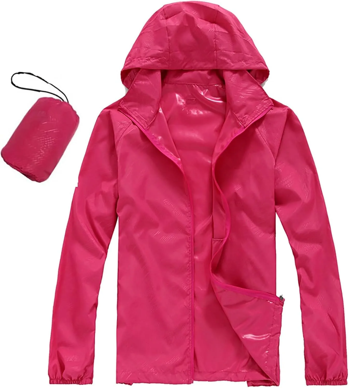 Rain Jacket Women Lightweight Hooded Raincoat Waterproof Windbreaker Jackets 2025 Packable Rain Coats with Pockets