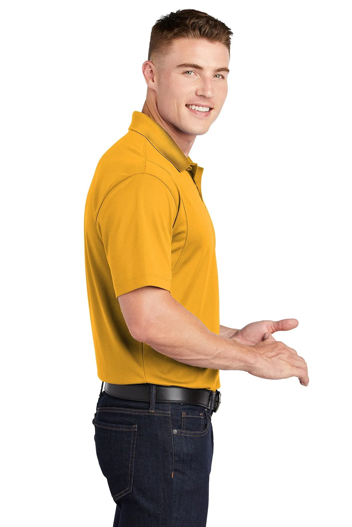 Sport-Tek Micropique Custom Sport-Wick Polos, Gold