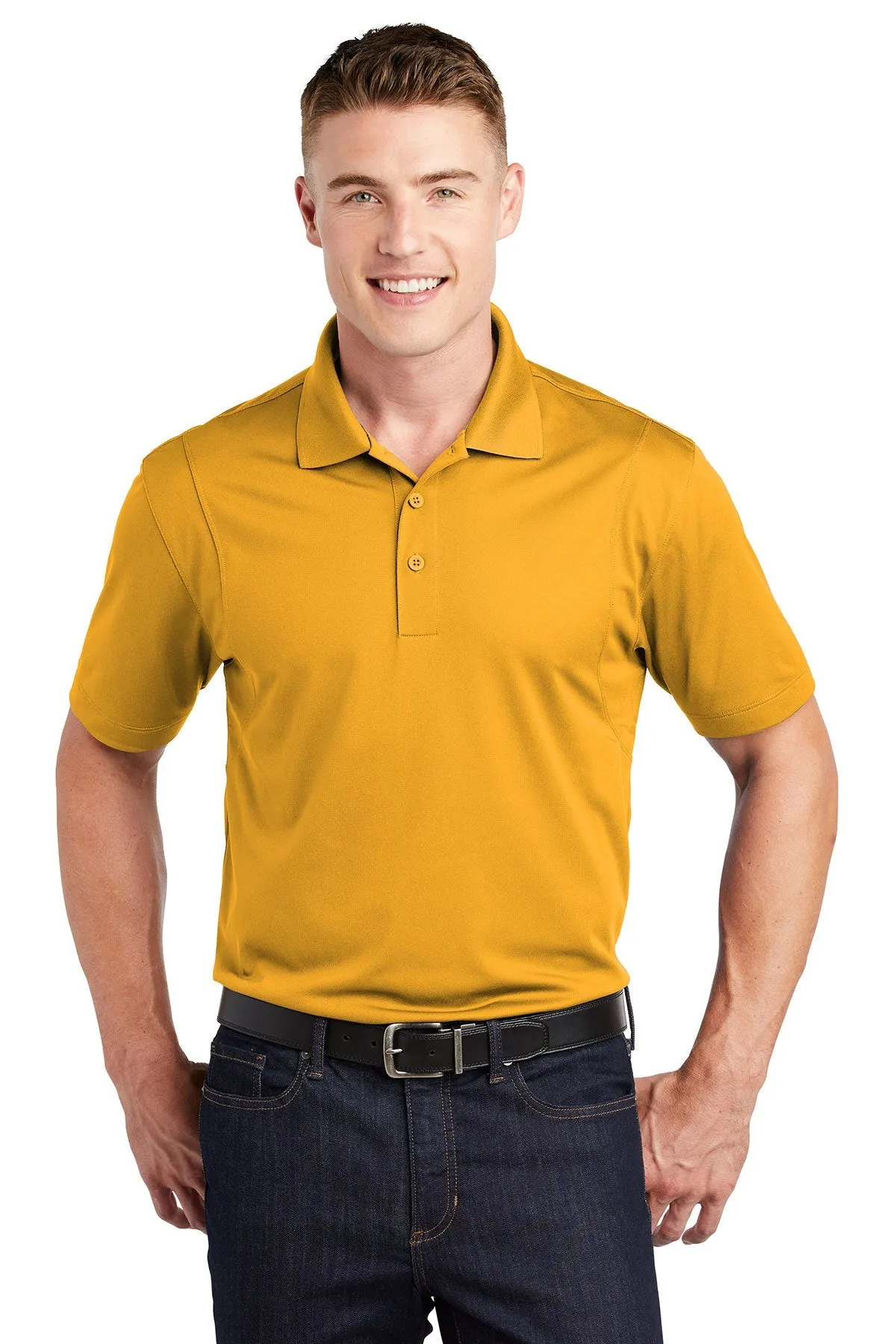 Sport-Tek Micropique Custom Sport-Wick Polos, Gold